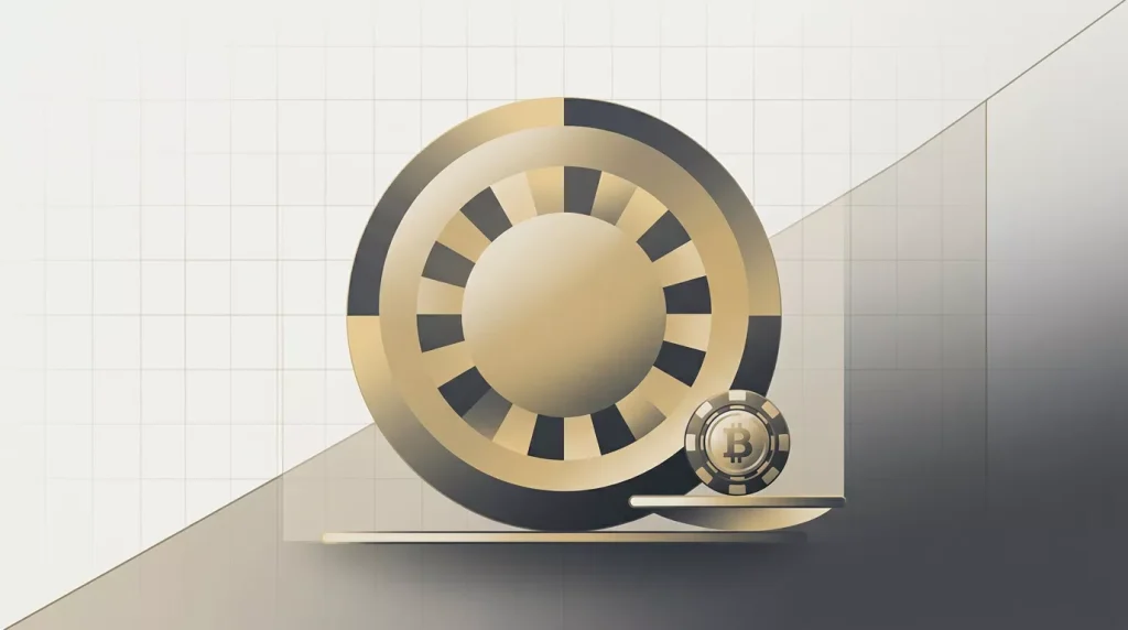 Concepto visual de bonos aplicados a la ruleta online en un casino regulado