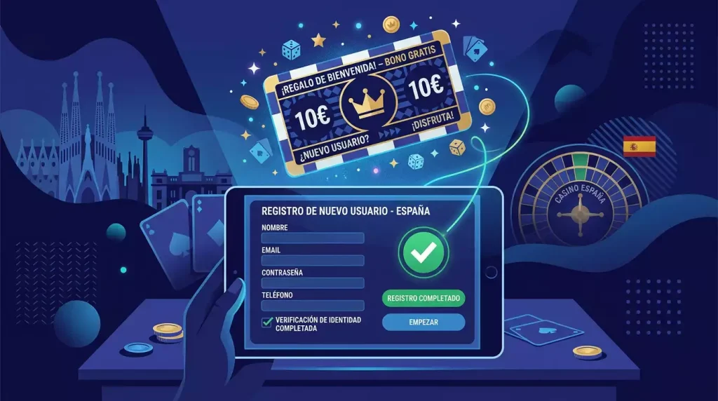 Ilustración conceptual de un formulario digital con un sello de verificación, sin marcas comerciales